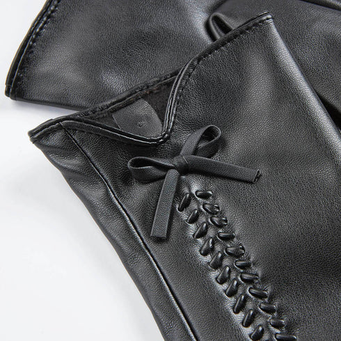 Verde Γυναικεία Γάντια 02-0719 Μαύρο